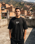 Camiseta Placa · Negra